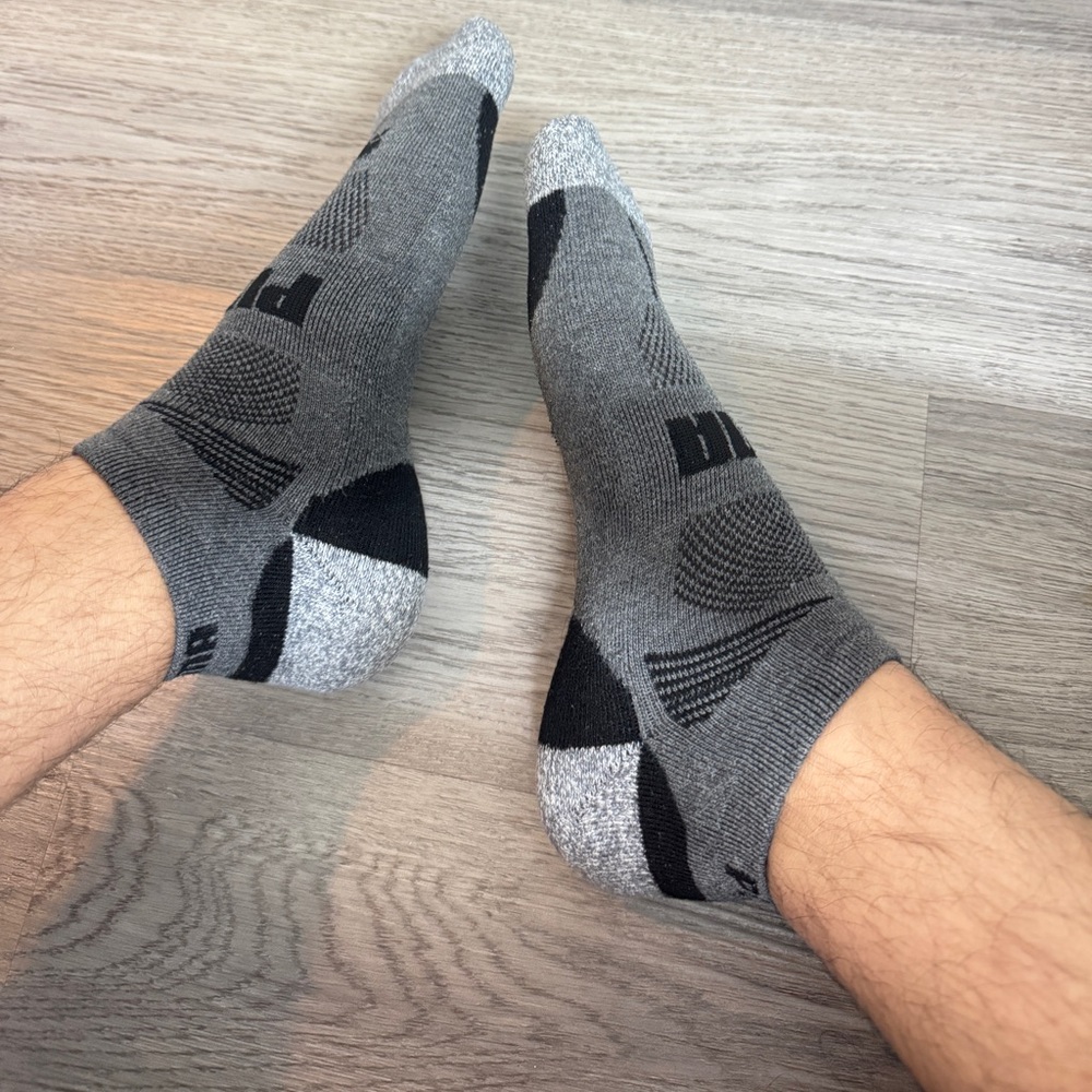 Puma Gray and Black Athletic Socks